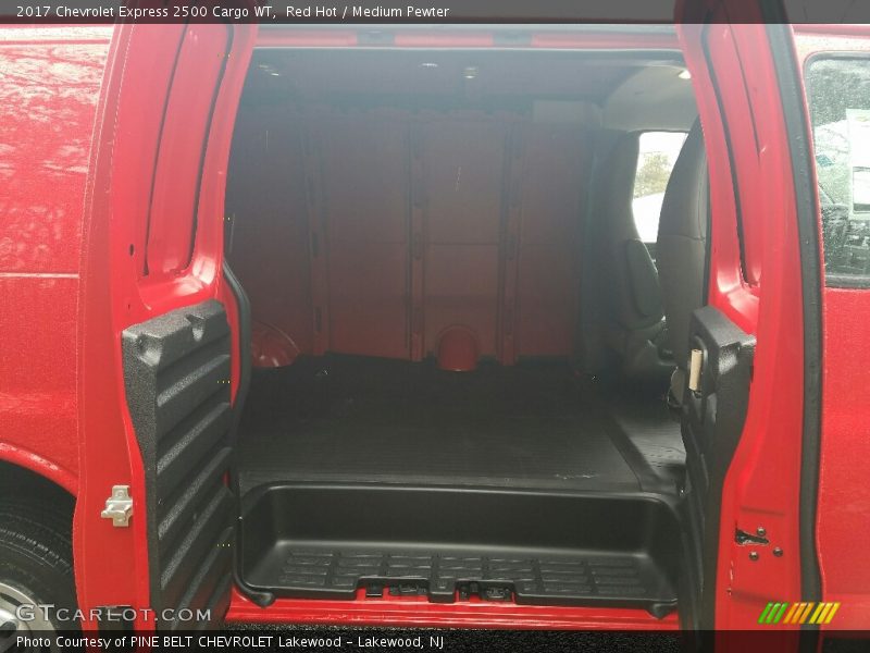 Red Hot / Medium Pewter 2017 Chevrolet Express 2500 Cargo WT