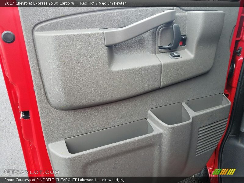 Red Hot / Medium Pewter 2017 Chevrolet Express 2500 Cargo WT