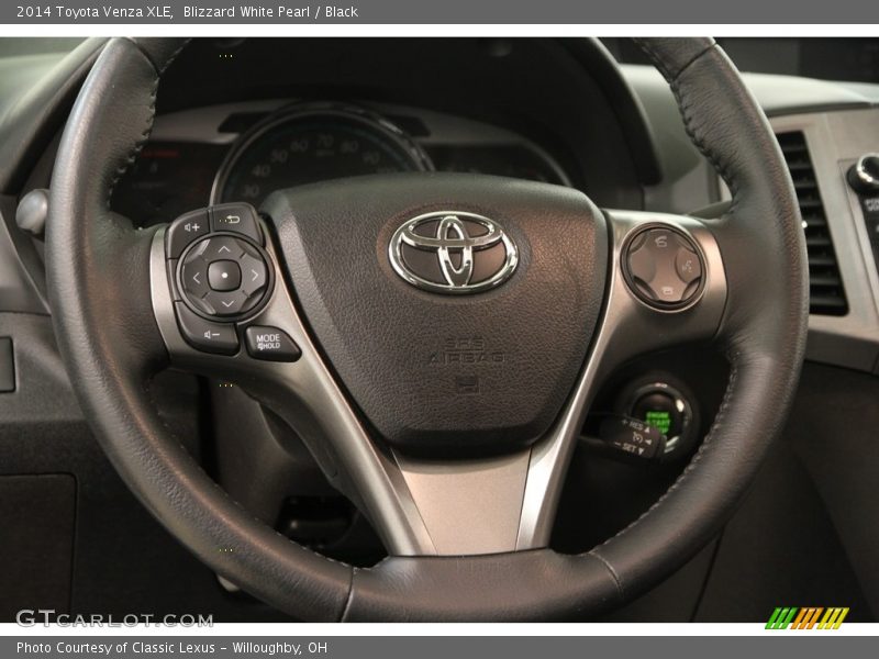 Blizzard White Pearl / Black 2014 Toyota Venza XLE