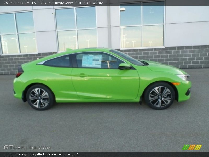  2017 Civic EX-L Coupe Energy Green Pearl