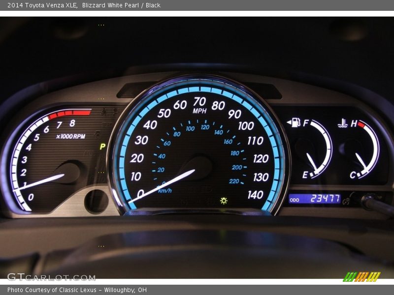 Blizzard White Pearl / Black 2014 Toyota Venza XLE
