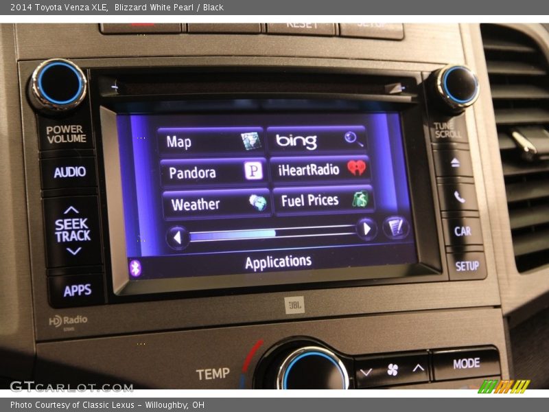 Blizzard White Pearl / Black 2014 Toyota Venza XLE