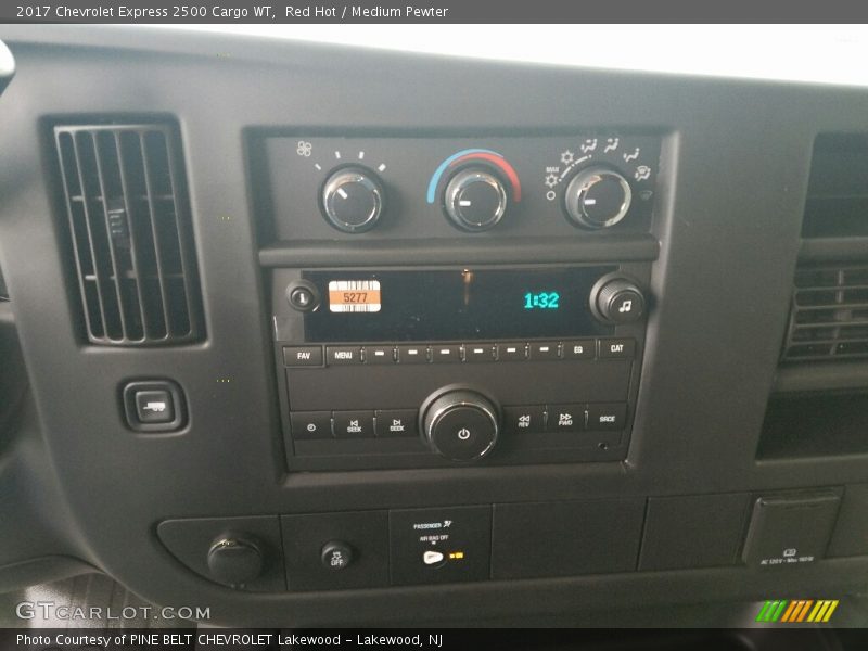 Red Hot / Medium Pewter 2017 Chevrolet Express 2500 Cargo WT