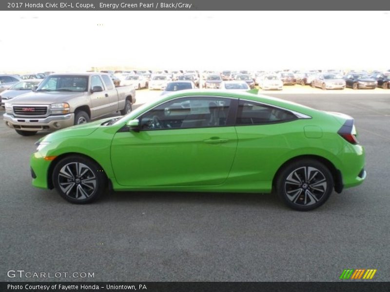  2017 Civic EX-L Coupe Energy Green Pearl