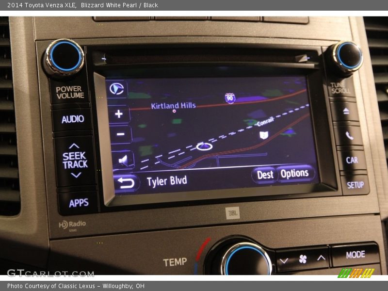 Blizzard White Pearl / Black 2014 Toyota Venza XLE