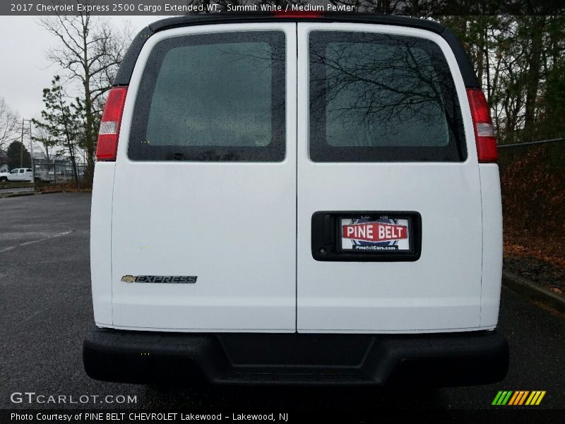 Summit White / Medium Pewter 2017 Chevrolet Express 2500 Cargo Extended WT