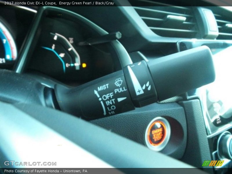 Controls of 2017 Civic EX-L Coupe