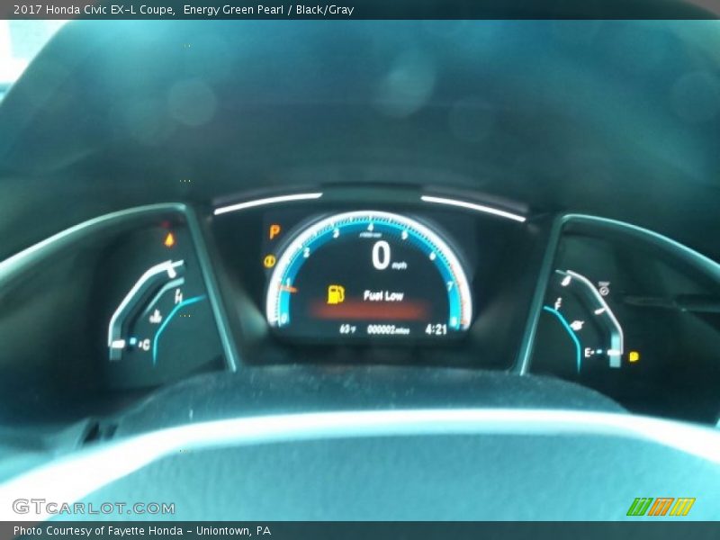  2017 Civic EX-L Coupe EX-L Coupe Gauges