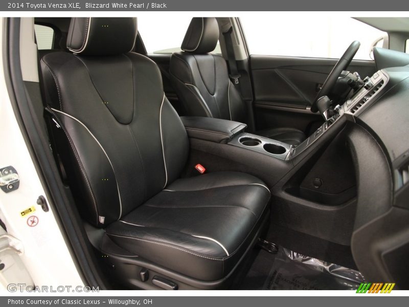 Blizzard White Pearl / Black 2014 Toyota Venza XLE