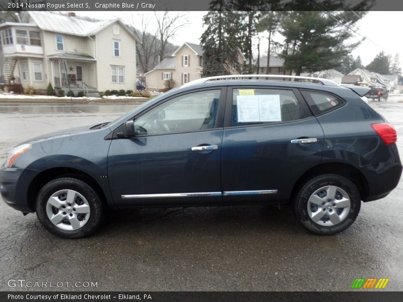 Graphite Blue / Gray 2014 Nissan Rogue Select S