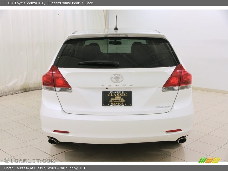 Blizzard White Pearl / Black 2014 Toyota Venza XLE