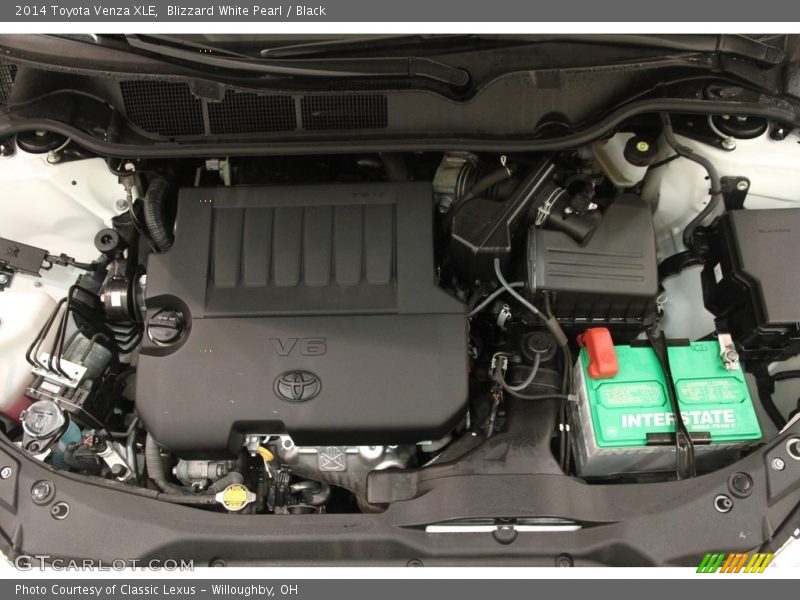 Blizzard White Pearl / Black 2014 Toyota Venza XLE