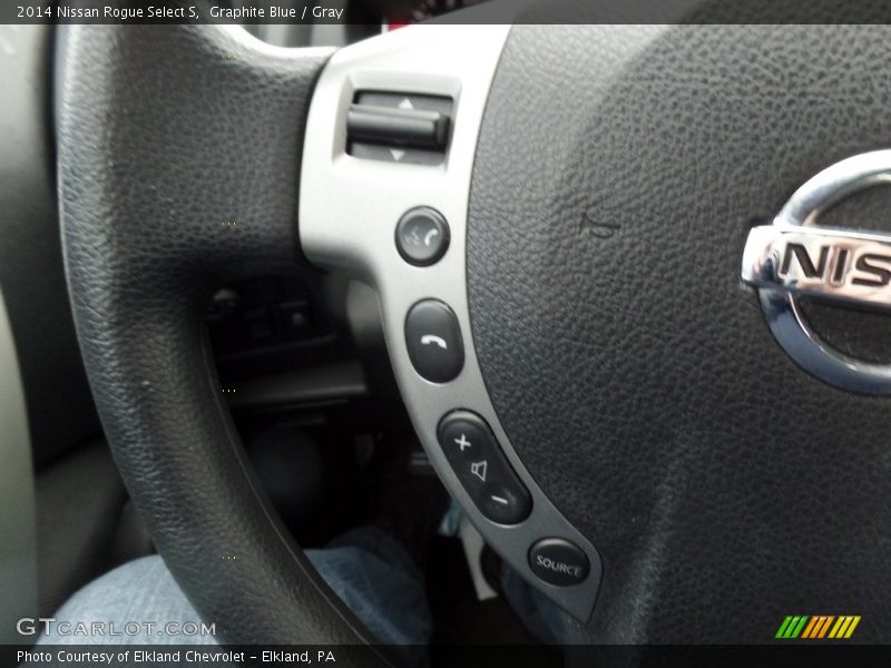 Graphite Blue / Gray 2014 Nissan Rogue Select S