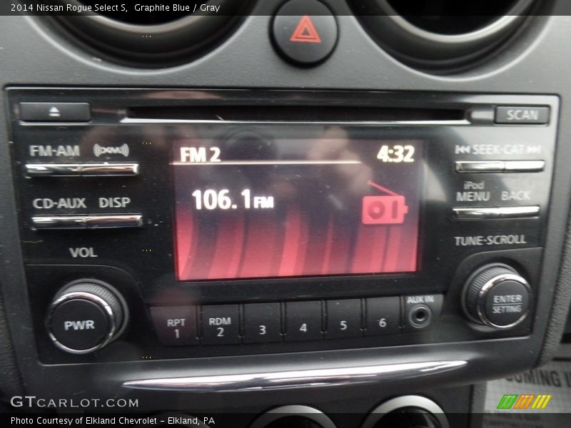 Graphite Blue / Gray 2014 Nissan Rogue Select S