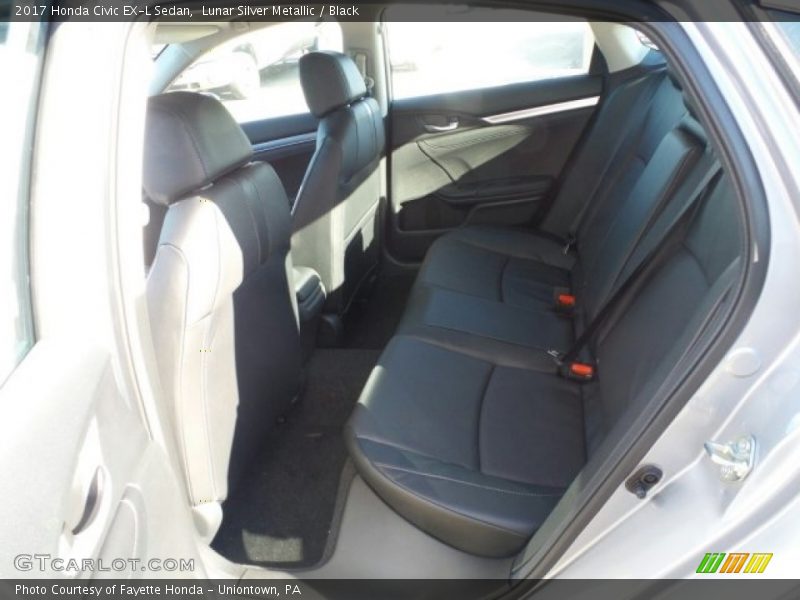 Lunar Silver Metallic / Black 2017 Honda Civic EX-L Sedan