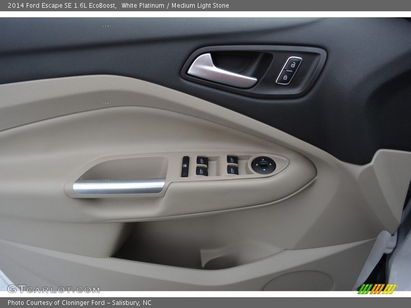 White Platinum / Medium Light Stone 2014 Ford Escape SE 1.6L EcoBoost