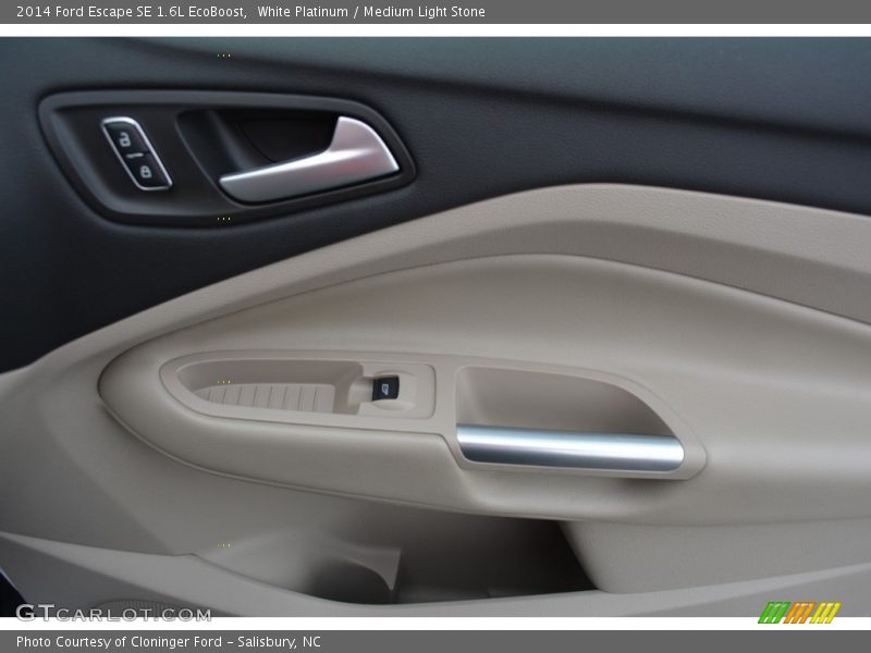 White Platinum / Medium Light Stone 2014 Ford Escape SE 1.6L EcoBoost