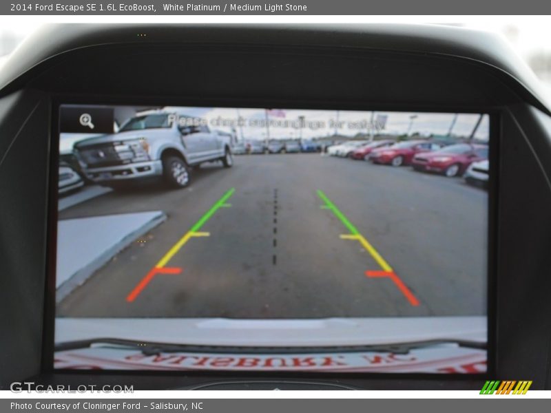 White Platinum / Medium Light Stone 2014 Ford Escape SE 1.6L EcoBoost