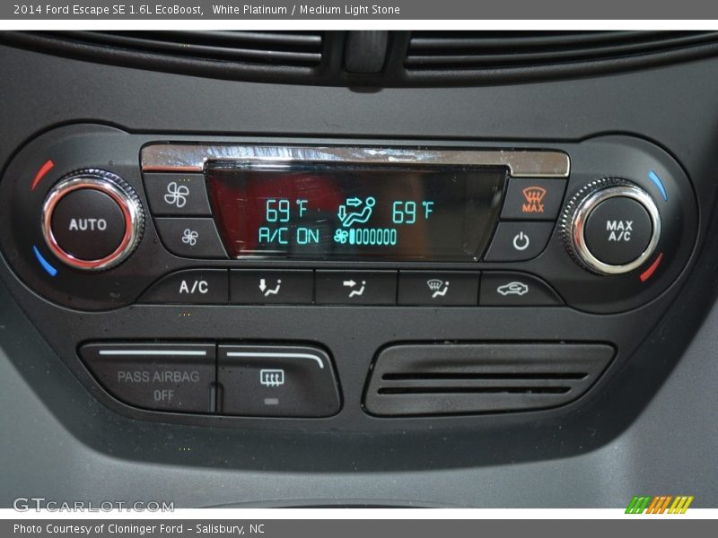 White Platinum / Medium Light Stone 2014 Ford Escape SE 1.6L EcoBoost