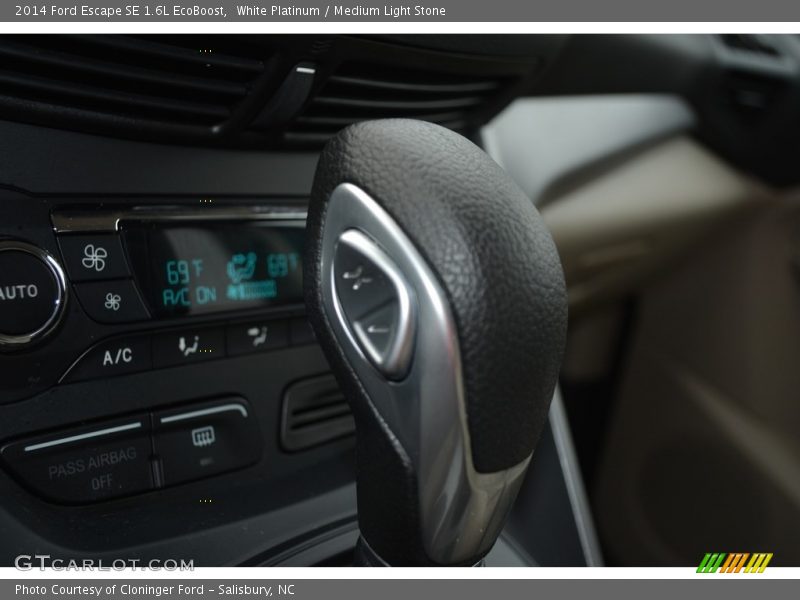 White Platinum / Medium Light Stone 2014 Ford Escape SE 1.6L EcoBoost