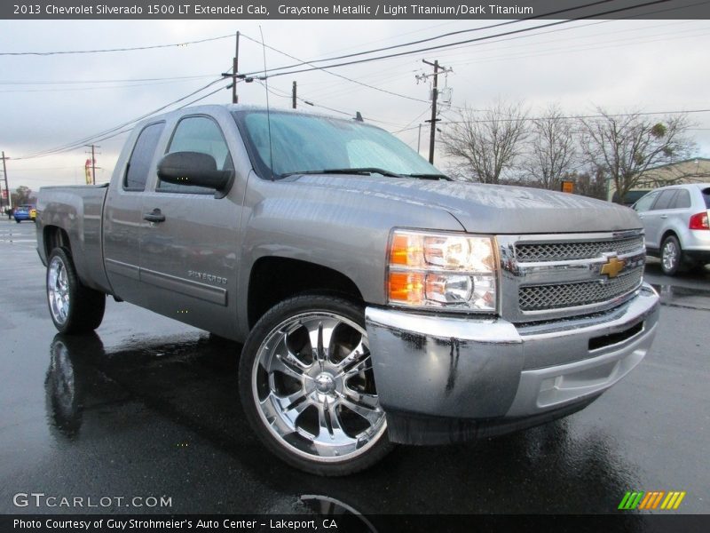 Graystone Metallic / Light Titanium/Dark Titanium 2013 Chevrolet Silverado 1500 LT Extended Cab