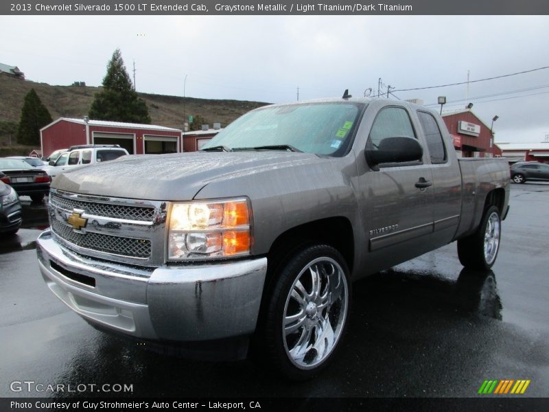 Graystone Metallic / Light Titanium/Dark Titanium 2013 Chevrolet Silverado 1500 LT Extended Cab