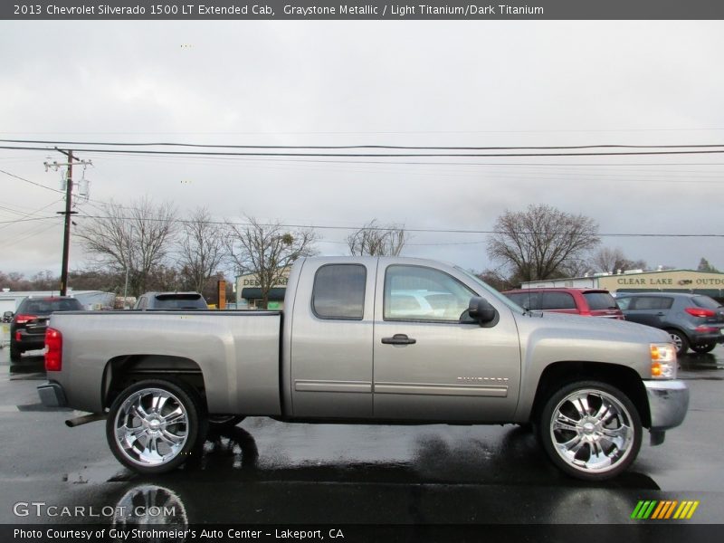Graystone Metallic / Light Titanium/Dark Titanium 2013 Chevrolet Silverado 1500 LT Extended Cab