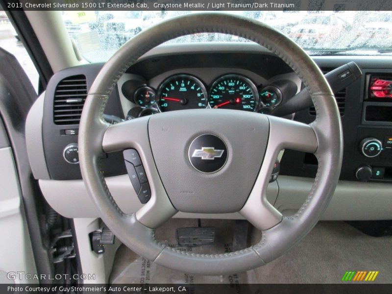 Graystone Metallic / Light Titanium/Dark Titanium 2013 Chevrolet Silverado 1500 LT Extended Cab