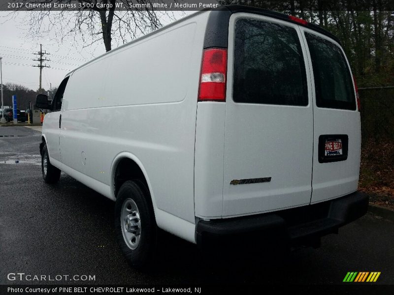 Summit White / Medium Pewter 2017 Chevrolet Express 3500 Cargo WT