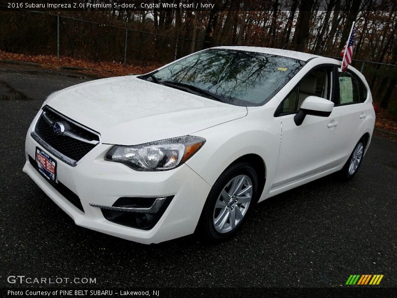Crystal White Pearl / Ivory 2016 Subaru Impreza 2.0i Premium 5-door