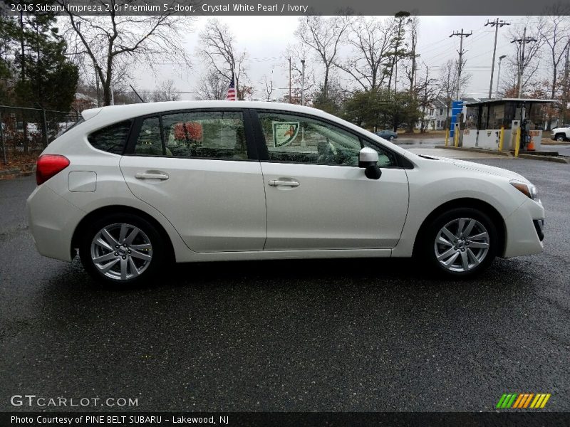 Crystal White Pearl / Ivory 2016 Subaru Impreza 2.0i Premium 5-door
