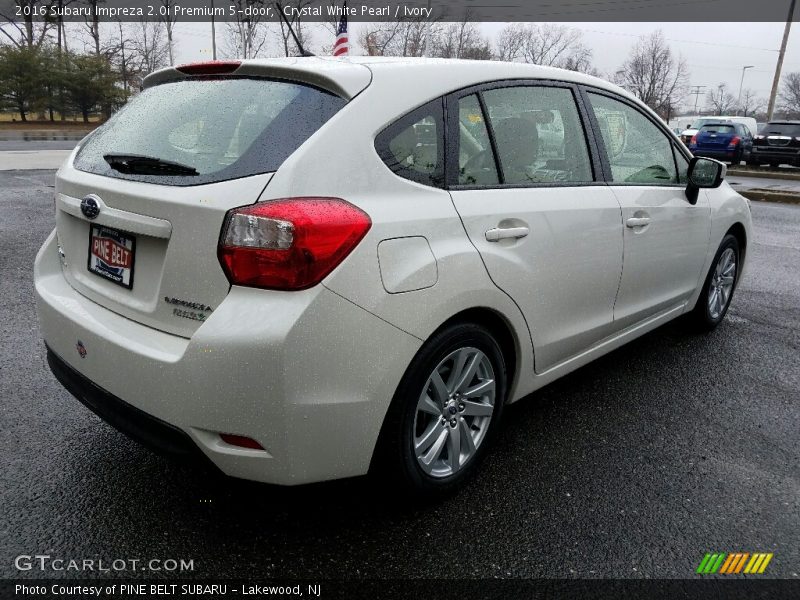 Crystal White Pearl / Ivory 2016 Subaru Impreza 2.0i Premium 5-door