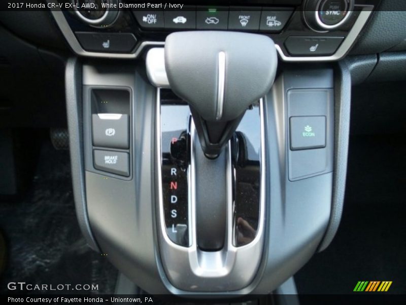 White Diamond Pearl / Ivory 2017 Honda CR-V EX-L AWD