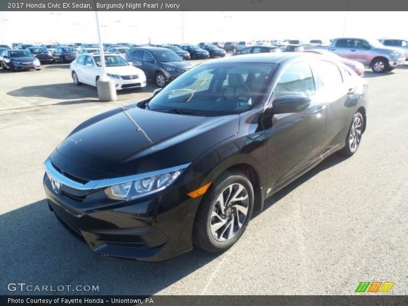 Front 3/4 View of 2017 Civic EX Sedan