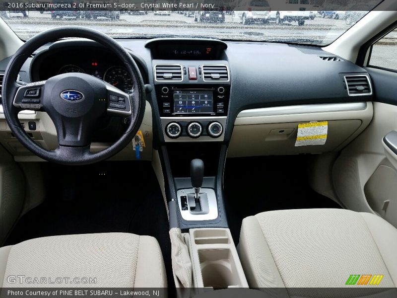 Crystal White Pearl / Ivory 2016 Subaru Impreza 2.0i Premium 5-door