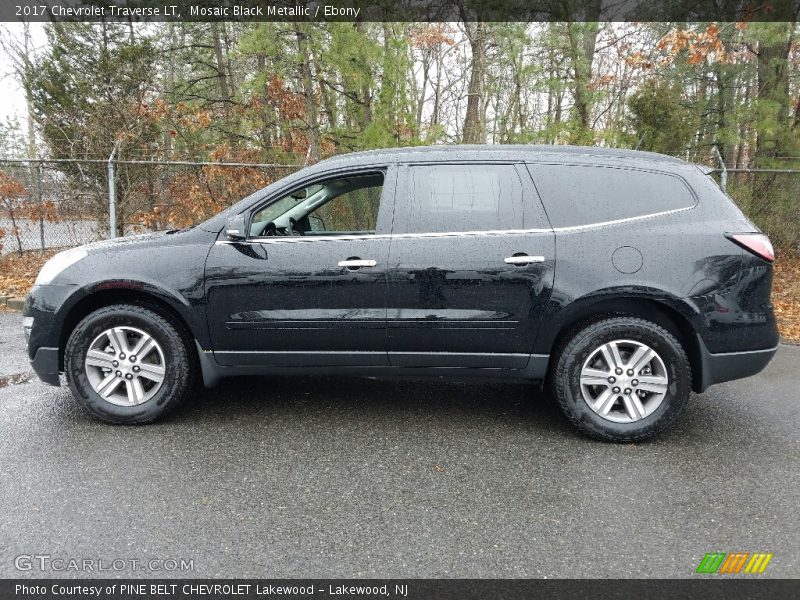 Mosaic Black Metallic / Ebony 2017 Chevrolet Traverse LT