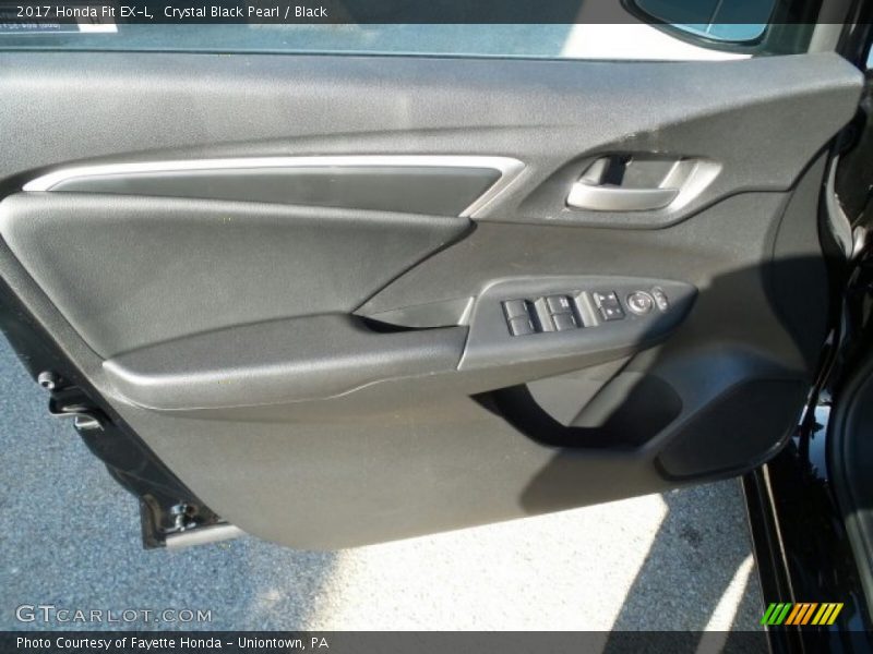 Crystal Black Pearl / Black 2017 Honda Fit EX-L