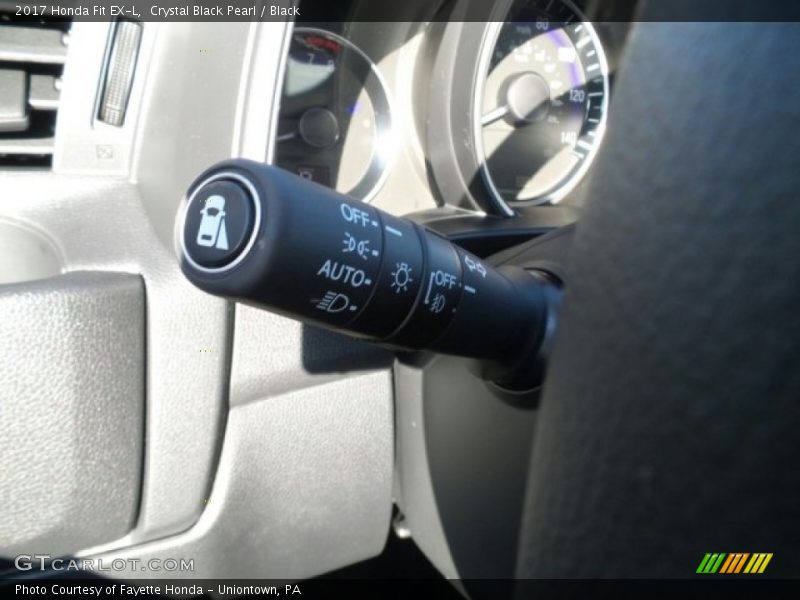 Crystal Black Pearl / Black 2017 Honda Fit EX-L