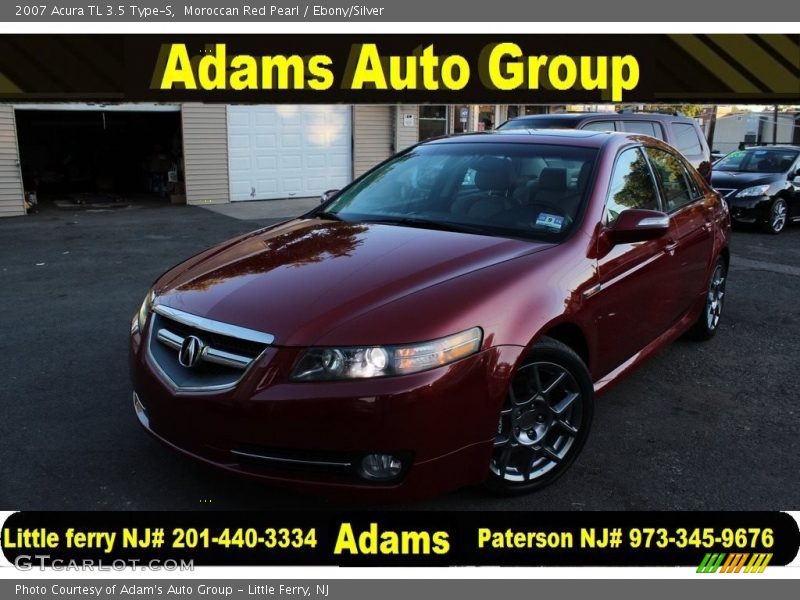 Moroccan Red Pearl / Ebony/Silver 2007 Acura TL 3.5 Type-S