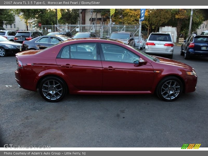 Moroccan Red Pearl / Ebony/Silver 2007 Acura TL 3.5 Type-S