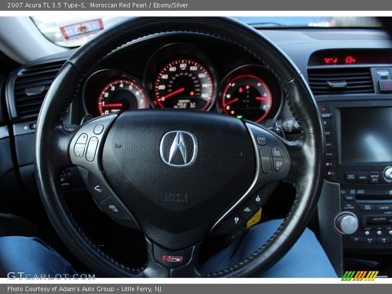 Moroccan Red Pearl / Ebony/Silver 2007 Acura TL 3.5 Type-S