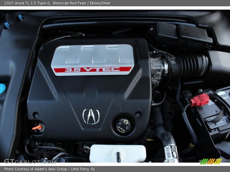 Moroccan Red Pearl / Ebony/Silver 2007 Acura TL 3.5 Type-S