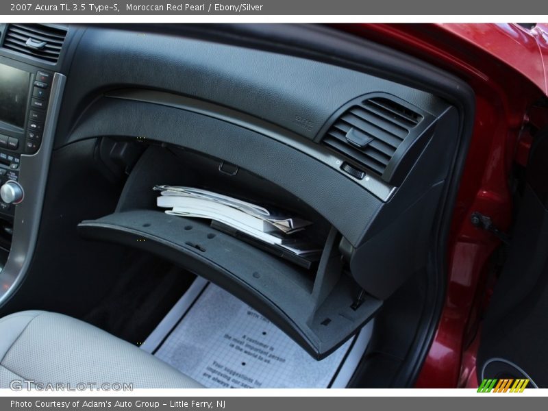 Moroccan Red Pearl / Ebony/Silver 2007 Acura TL 3.5 Type-S