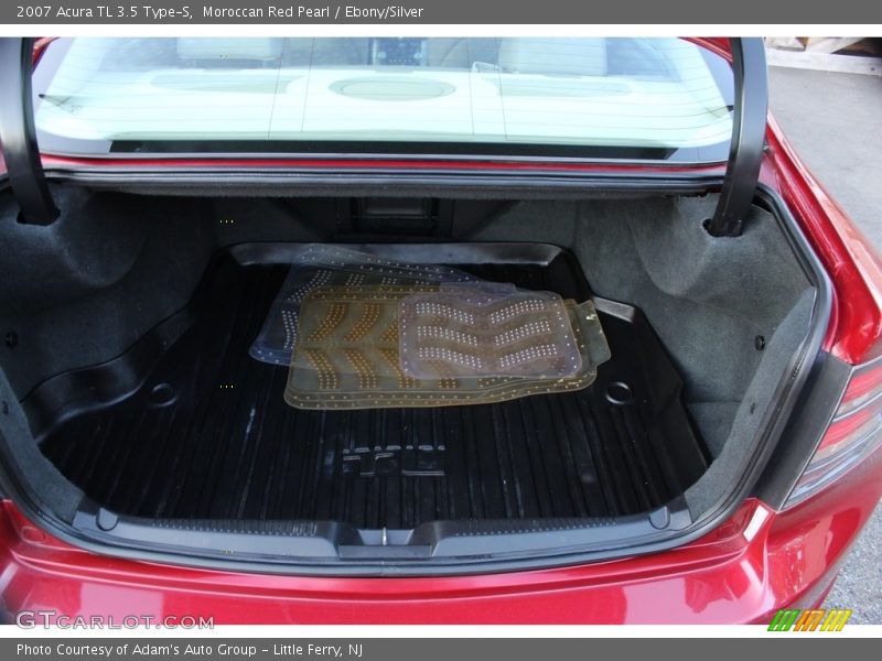 Moroccan Red Pearl / Ebony/Silver 2007 Acura TL 3.5 Type-S