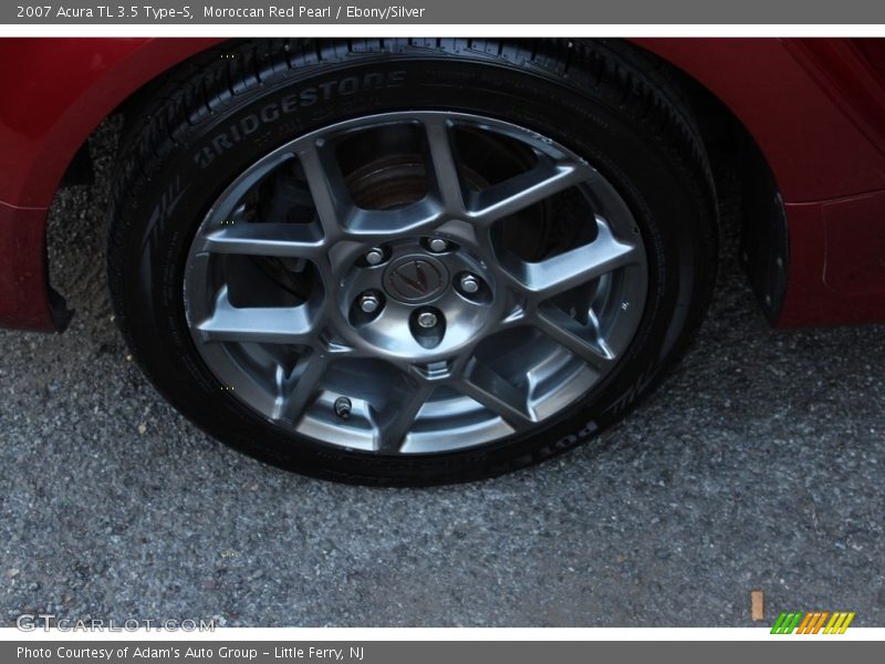 Moroccan Red Pearl / Ebony/Silver 2007 Acura TL 3.5 Type-S