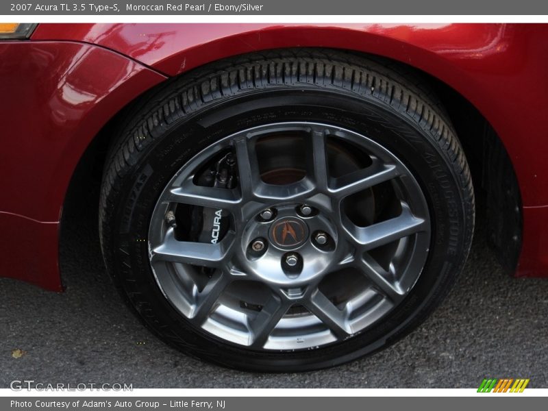 Moroccan Red Pearl / Ebony/Silver 2007 Acura TL 3.5 Type-S