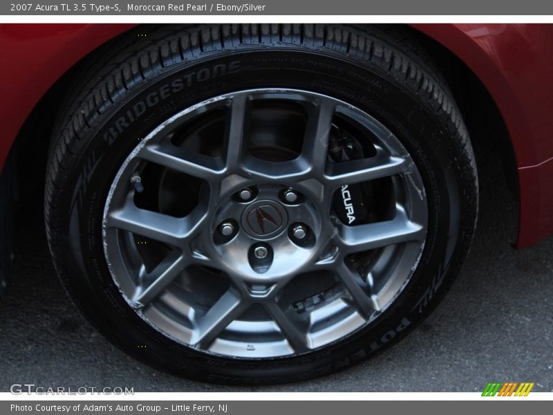 Moroccan Red Pearl / Ebony/Silver 2007 Acura TL 3.5 Type-S