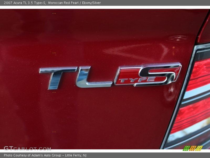 Moroccan Red Pearl / Ebony/Silver 2007 Acura TL 3.5 Type-S