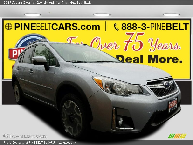 Ice Silver Metallic / Black 2017 Subaru Crosstrek 2.0i Limited