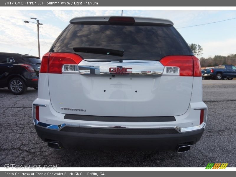 Summit White / Light Titanium 2017 GMC Terrain SLT